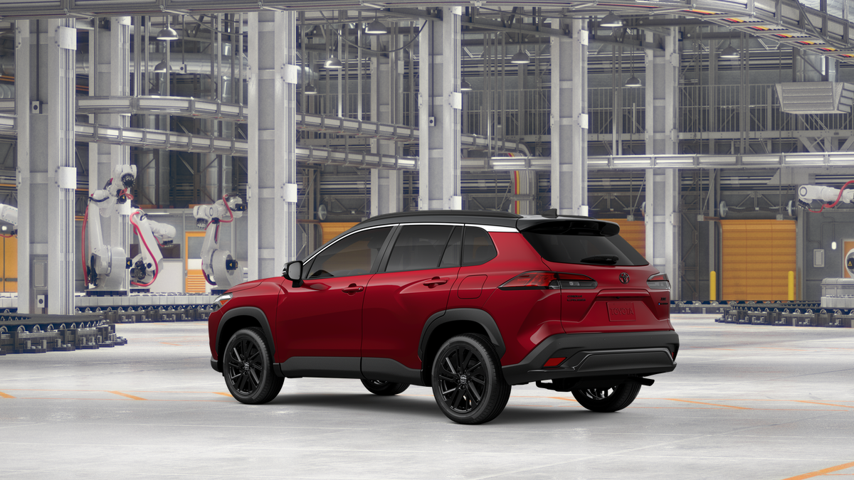 New 2026 Soul Red Crystal  with Jet Black roof Toyota Hybrid XSE image 14
