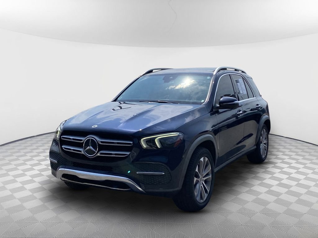 Used 2021 Blue Mercedes-Benz GLE 350 image 4