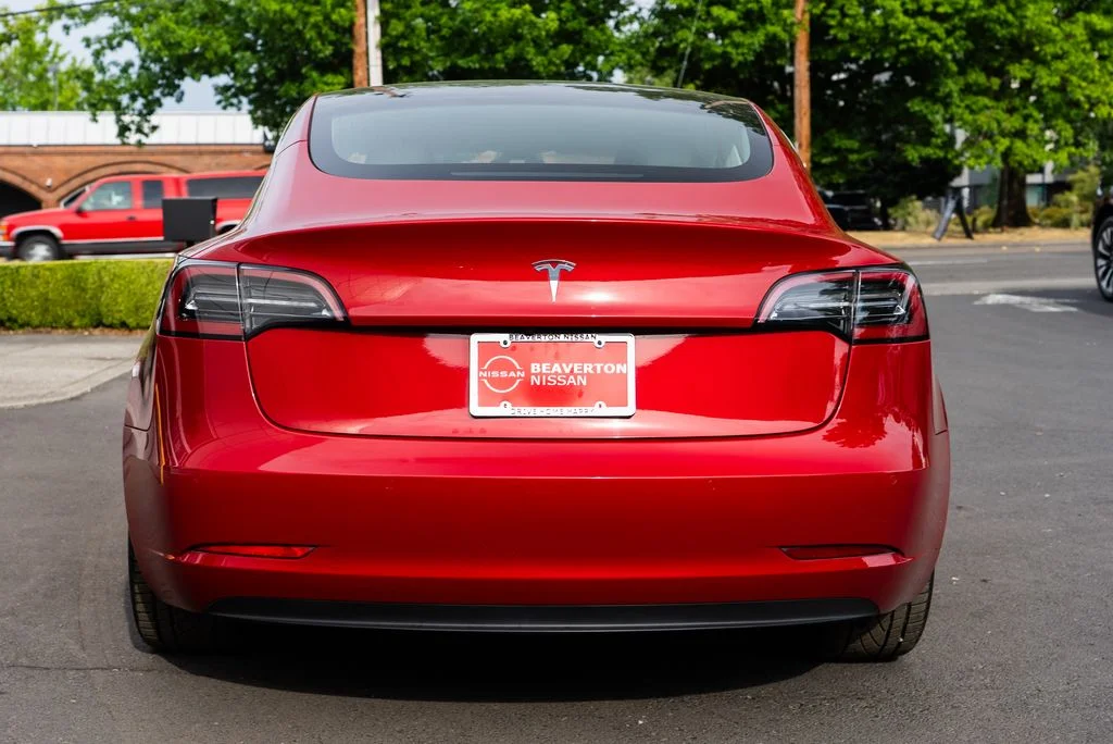 Used 2018 Red Tesla Performance image 5