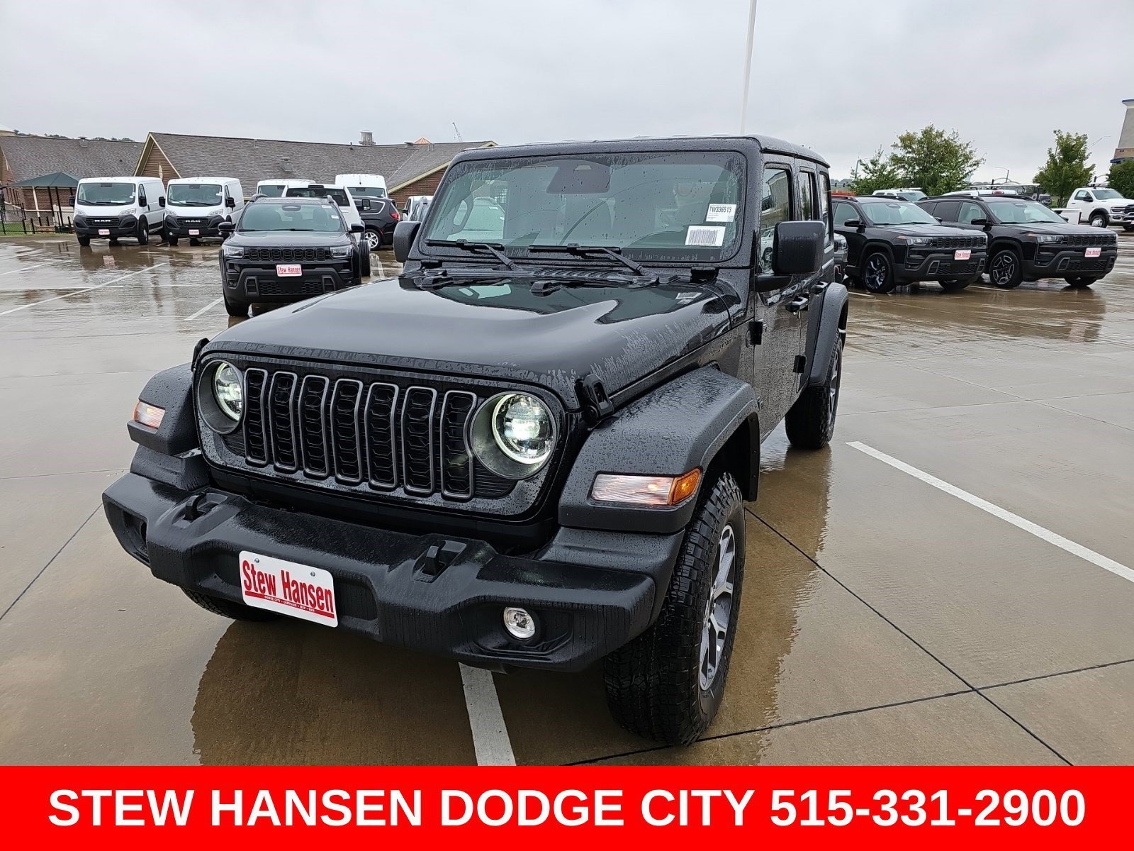 New 2026 Black Clearcoat Jeep Sport S image 1