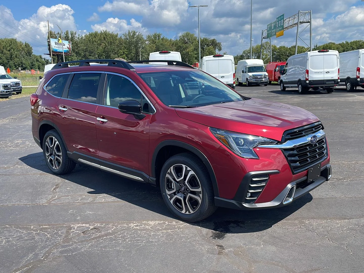 New 2026 Crimson Red Pearl Subaru Touring image 7