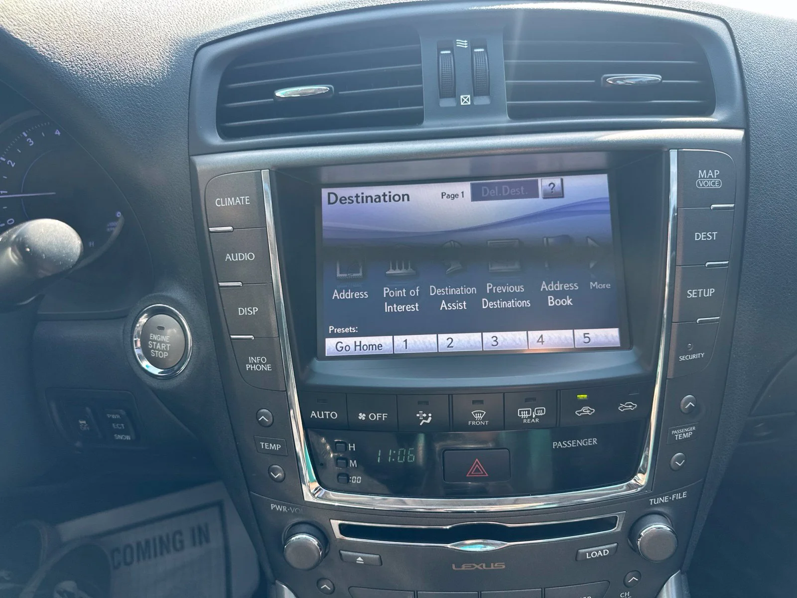 Used 2011 Black Lexus 250 image 61