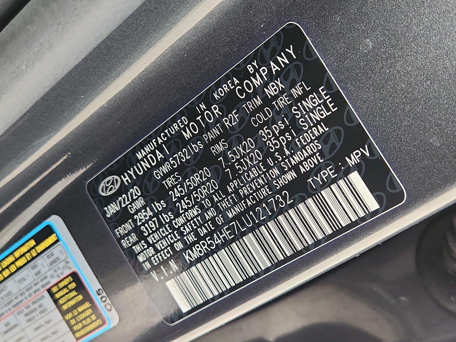 2020 Hyundai Palisade Limited Green at AutoNation USA Houston