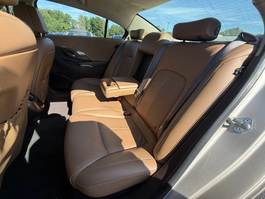 Used 2014 Champagne Silver Metallic Buick 4dr Sedan Leather FWD w/ Driver Confidence Pkg & 18