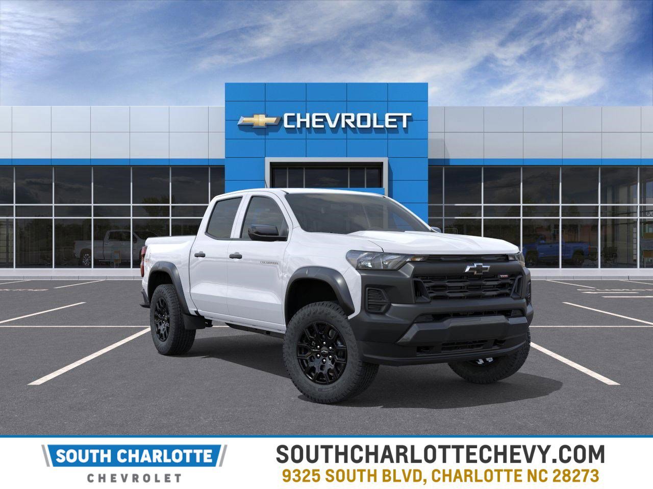Summit White 2026 Chevrolet Colorado Trail Boss Crew Cab 4WD Pickup Truck Four-Wheel Drive