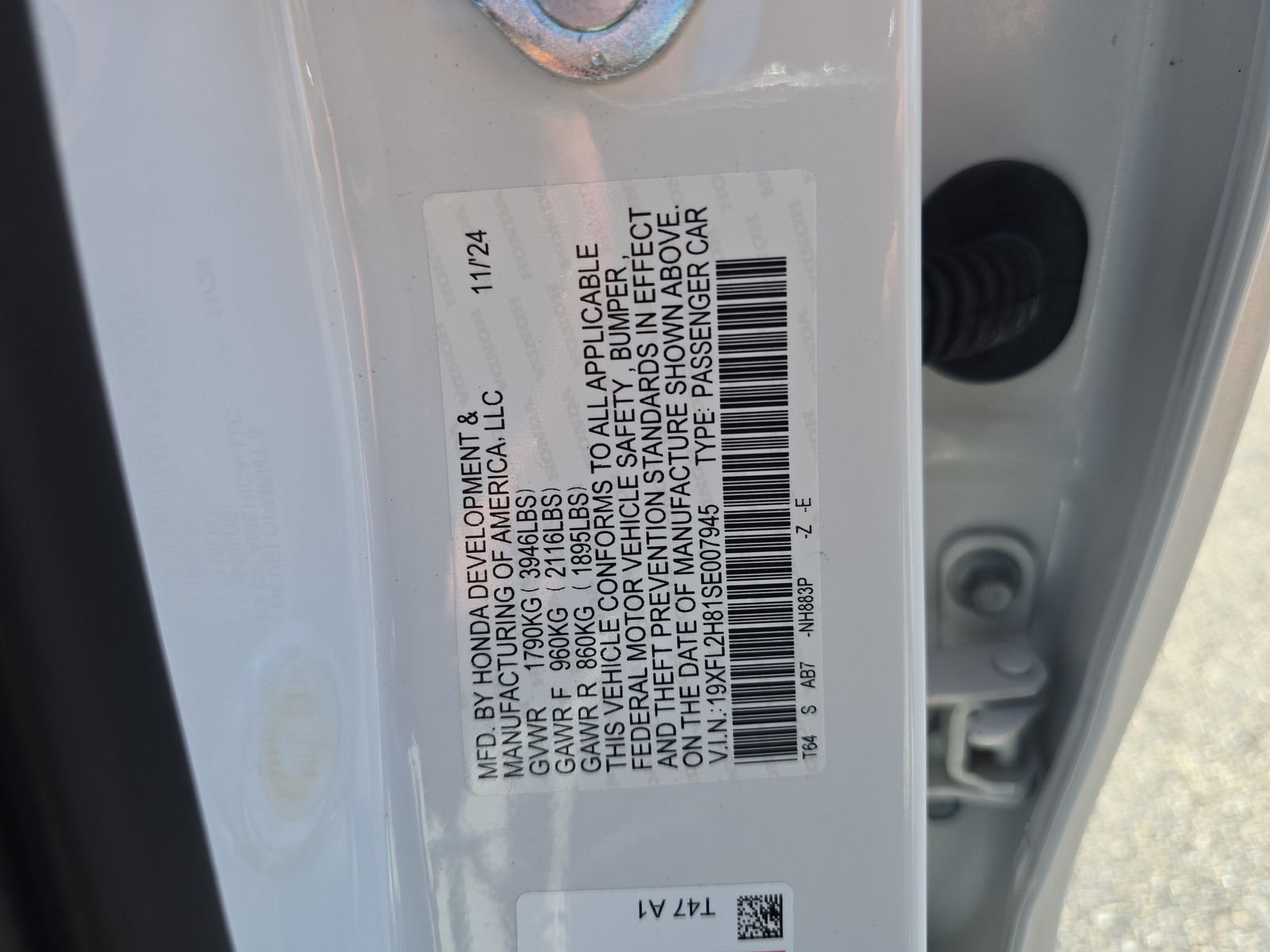 Certified Used 2025 White Honda Sport image 29