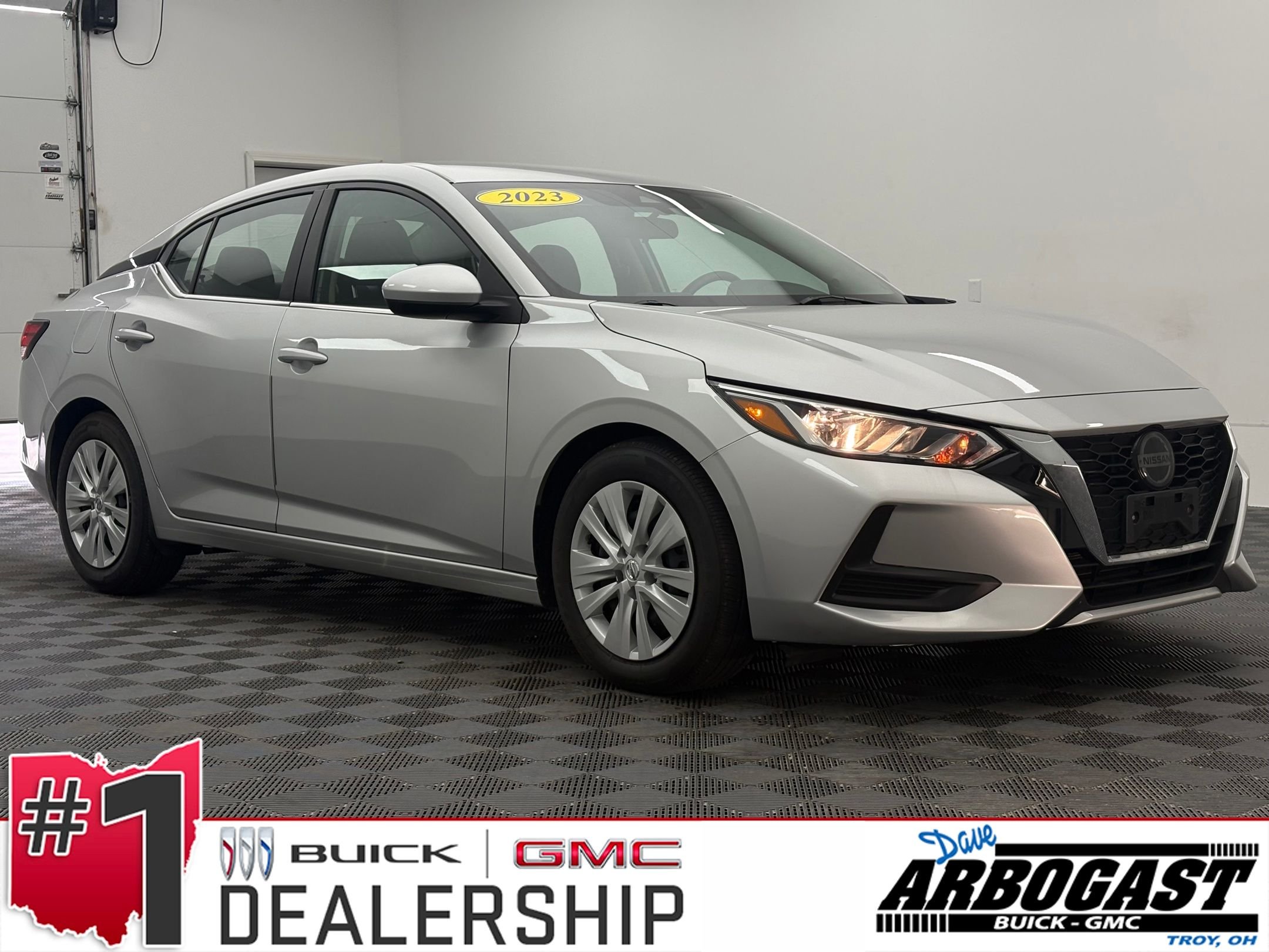 Used 2023 Brilliant Silver Metallic Nissan S image 1