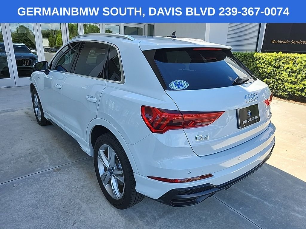 Used 2022 Glacier White Metallic Audi Premium Plus image 5