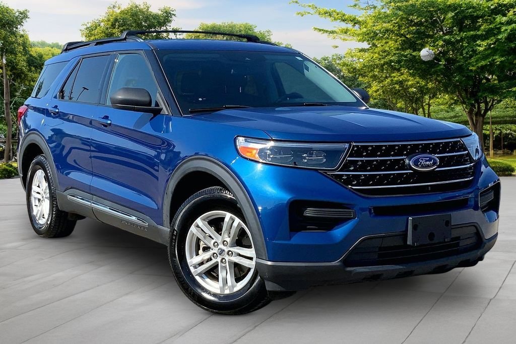 Used 2021 Blue Ford XLT image 3