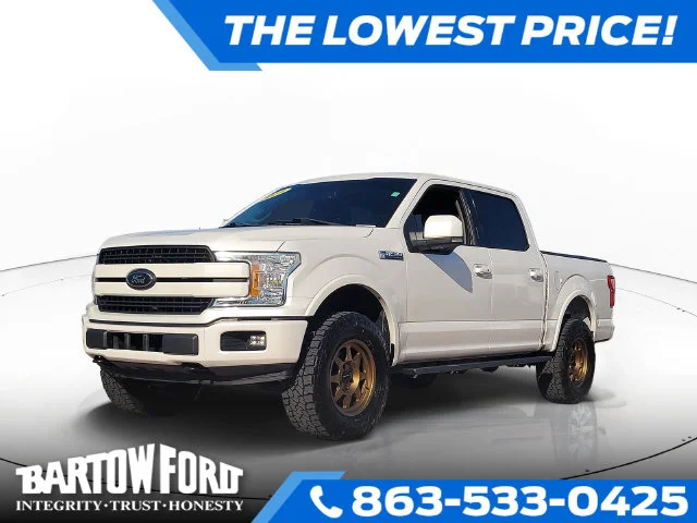 Used 2019 White Ford Lariat image 1