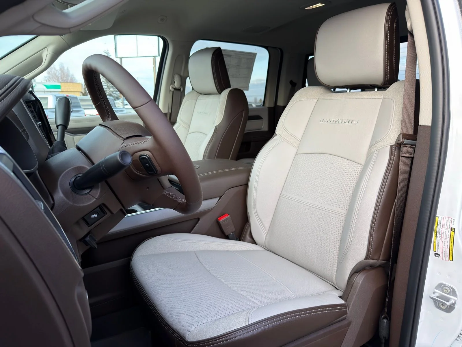 New 2026 Bright White Clear-Coat Exterior Paint RAM Laramie image 14