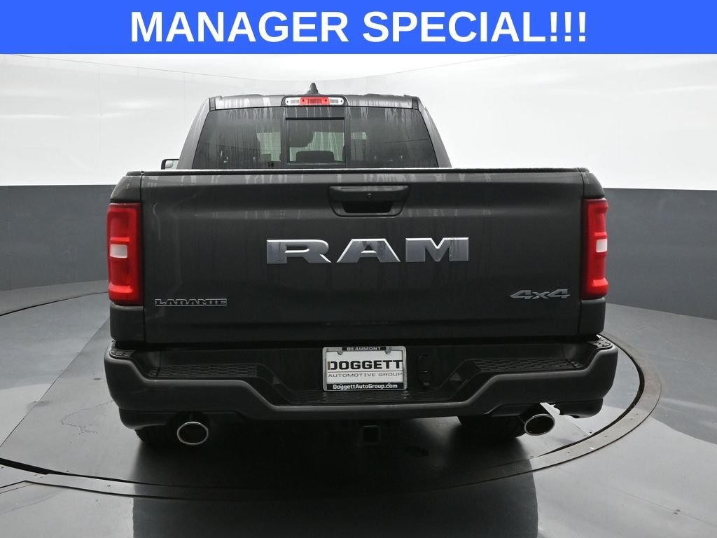 New 2026 Granite Crystal Metallic Clear-Coat Exterior Paint RAM Laramie image 8