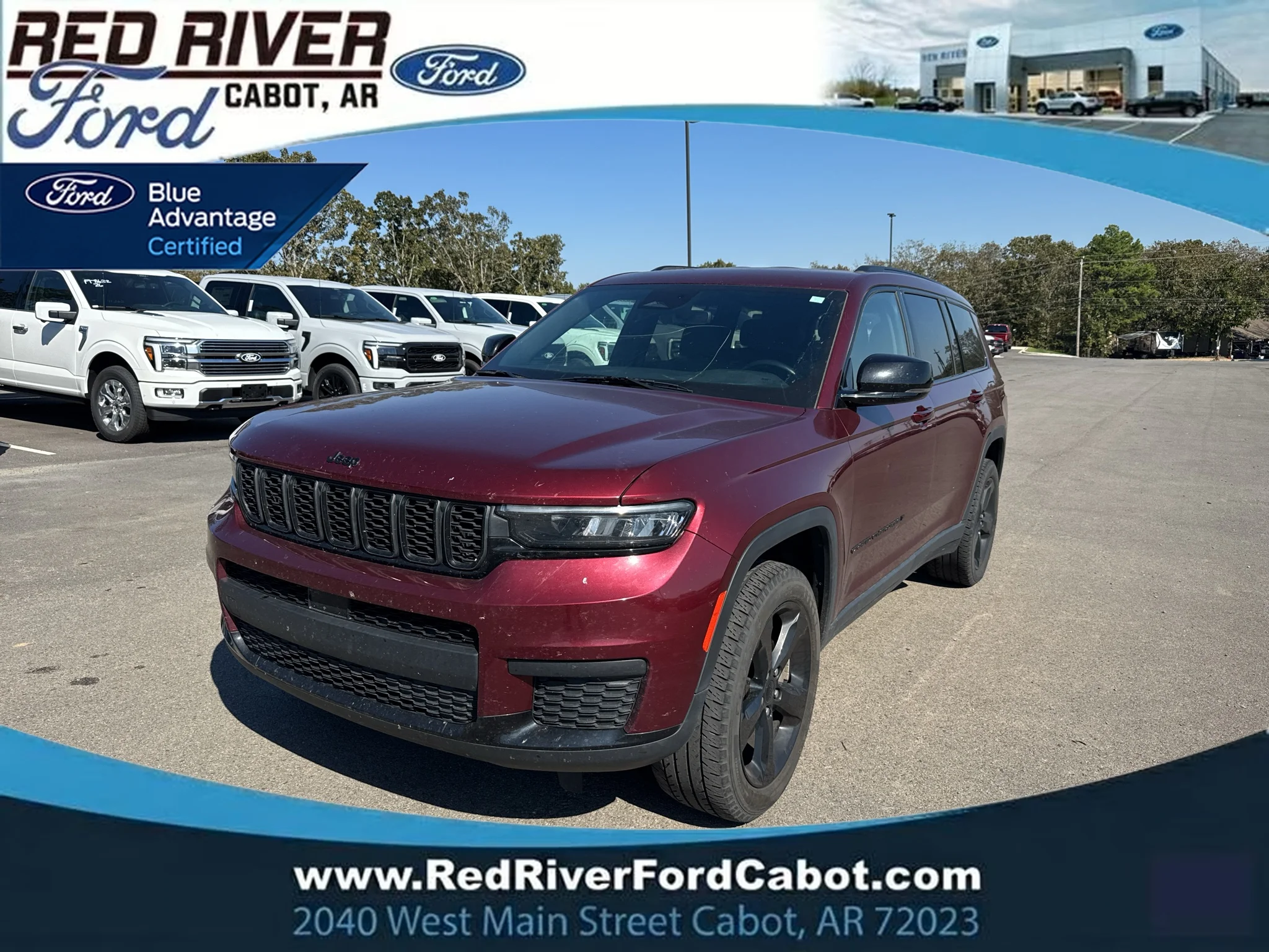 Used 2021 Velvet Red Pearlcoat Jeep Altitude image 1