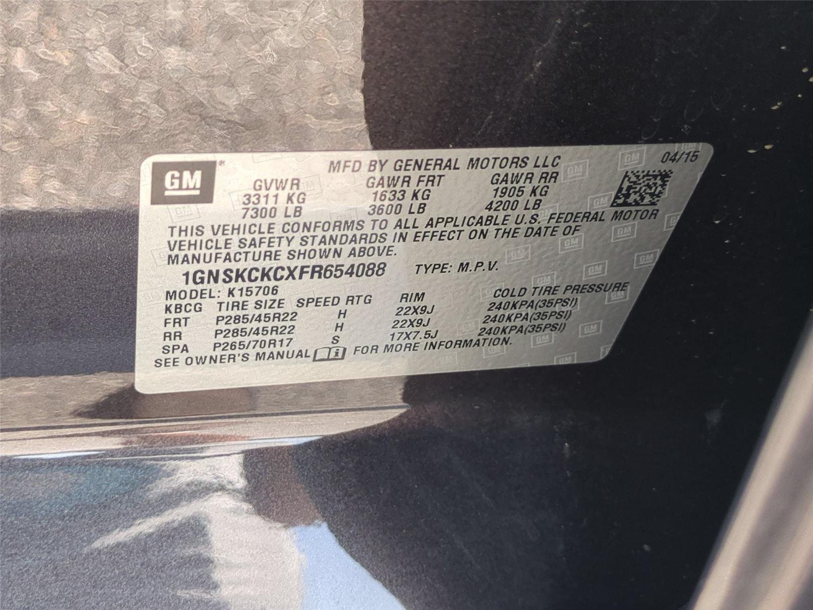 Used 2015 Tungsten Metallic Chevrolet LTZ image 44