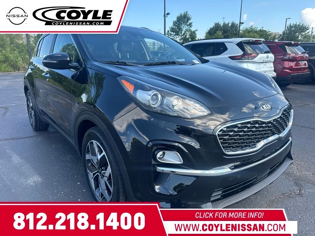 Used 2021 Red Kia EX image 1
