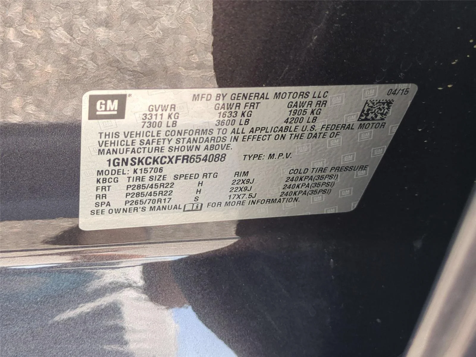 Used 2015 Tungsten Metallic Chevrolet LTZ image 44