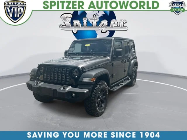 Used 2020 Gray Jeep Unlimited Sport image 4