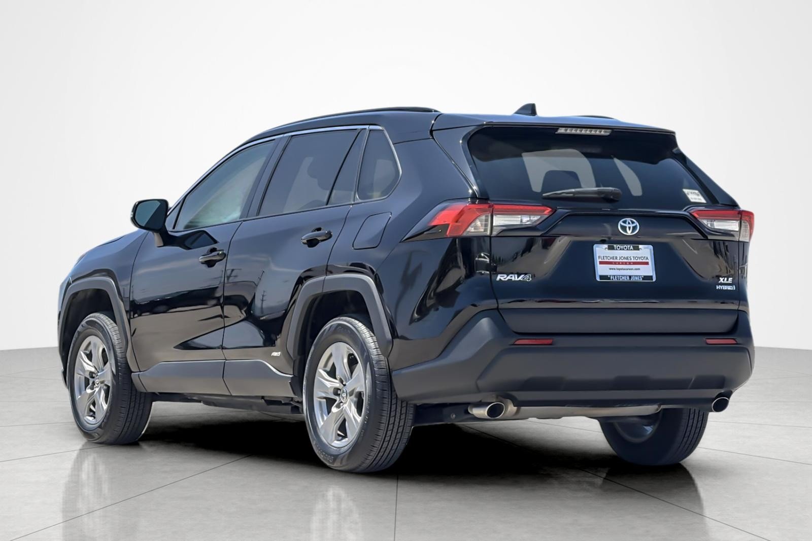 Certified Used 2024 Midnight Black Metallic Toyota Hybrid XLE image 3