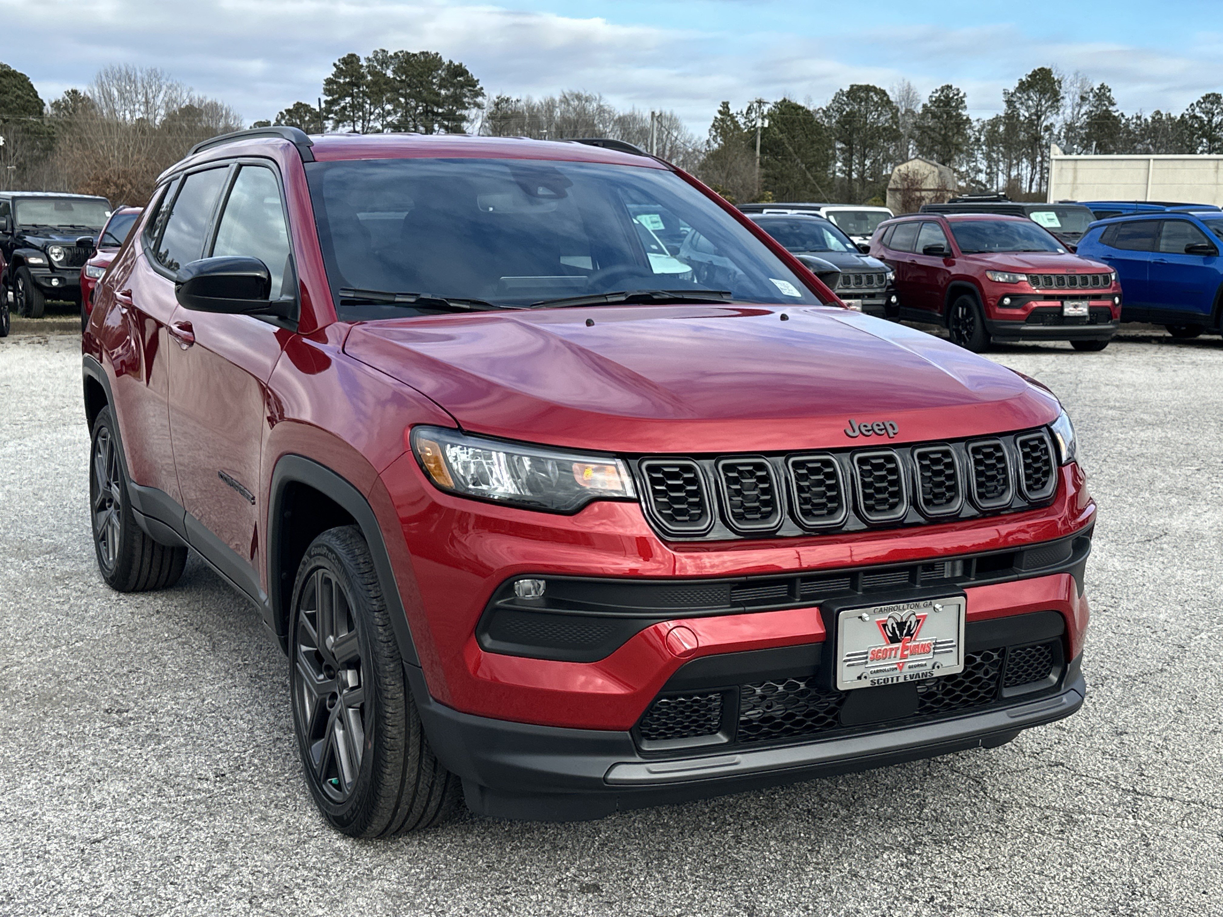 New 2026 Red Hot Pearl-Coat Exterior Paint Jeep Latitude Altitude image 2