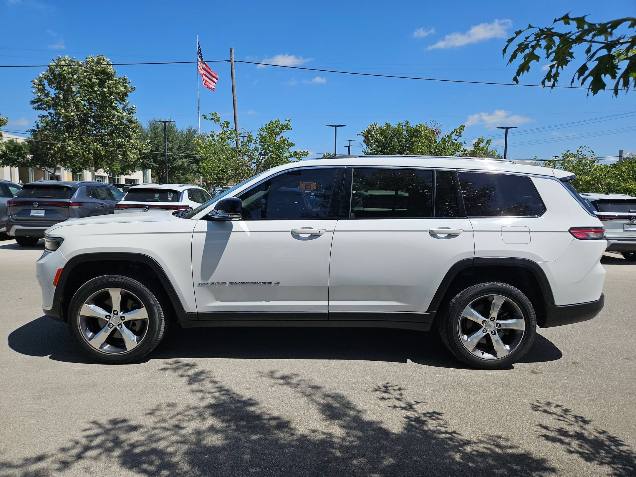 Used 2021 Bright White Clearcoat Jeep Limited image 6