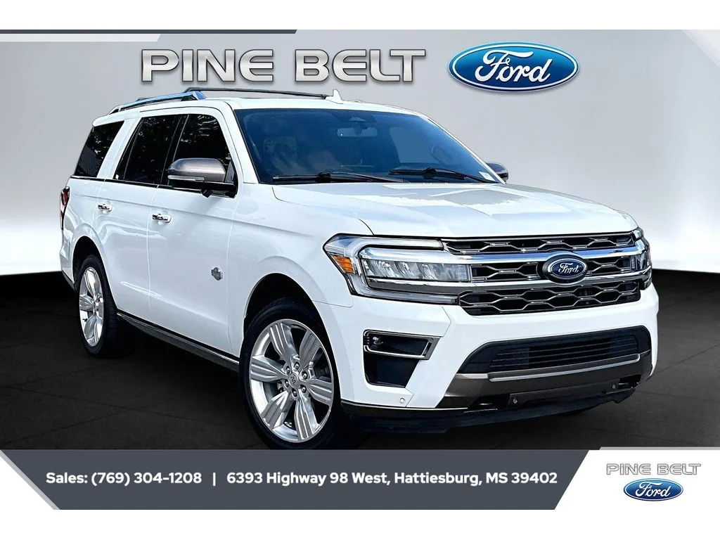 Used 2022 Star White Metallic Tri-Coat Ford King Ranch image 1