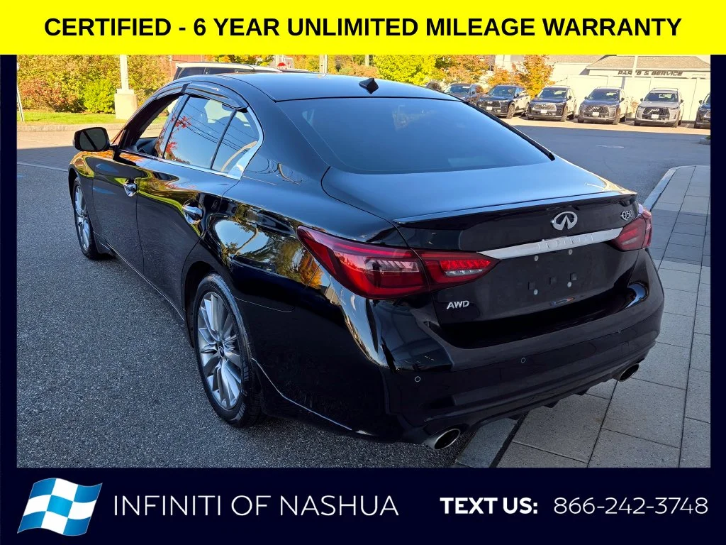 Certified Used 2024 Black INFINITI LUXE image 11