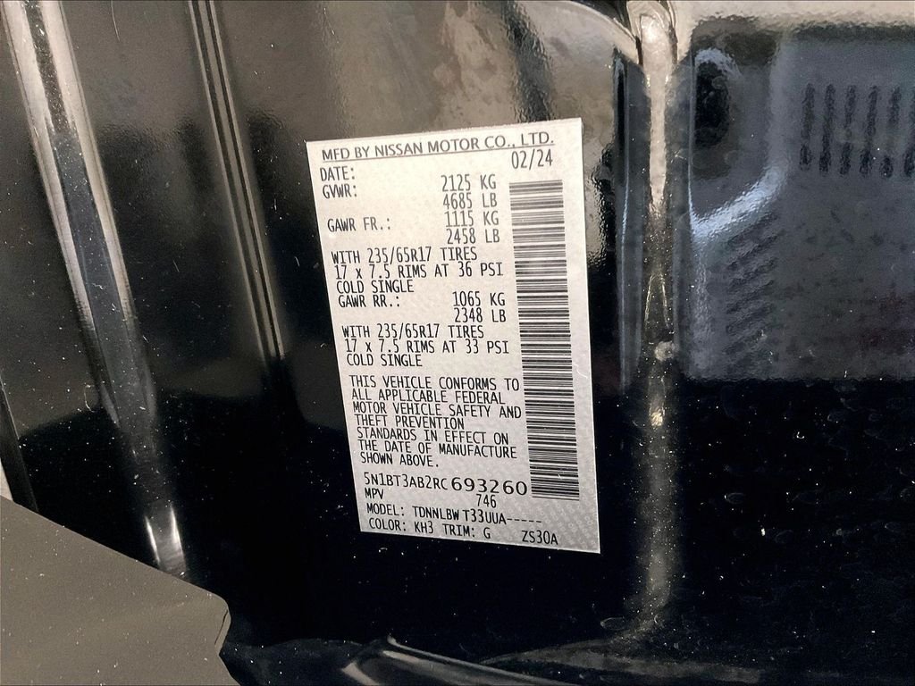 Certified Used 2024 Black Nissan S image 36