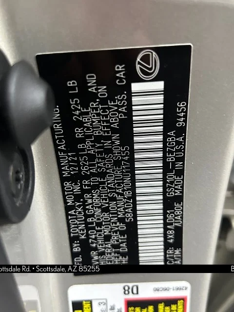 Certified Used 2022 Beige Lexus 350 image 34