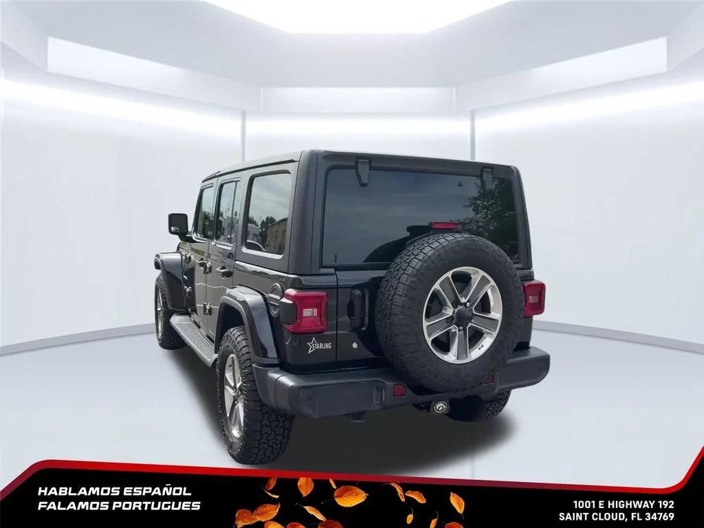 Used 2019 Black Jeep Sahara 4x4 image 5