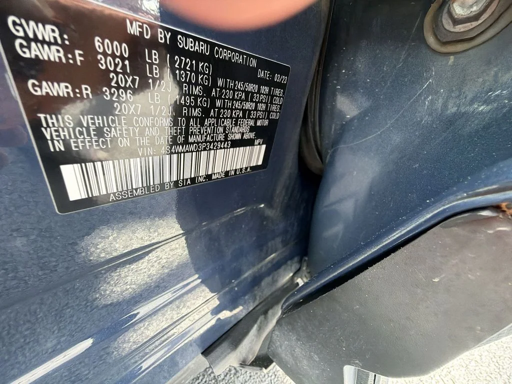 Used 2023 Blue Subaru Touring image 19