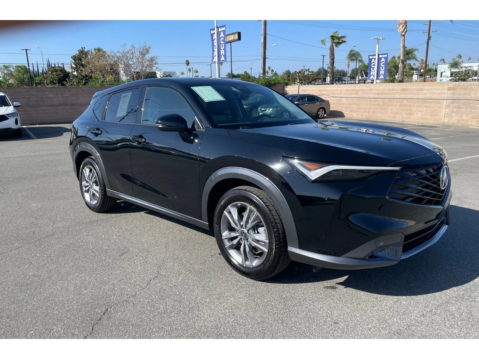 Used 2025 Crystal Black Pearl Acura Base image 7