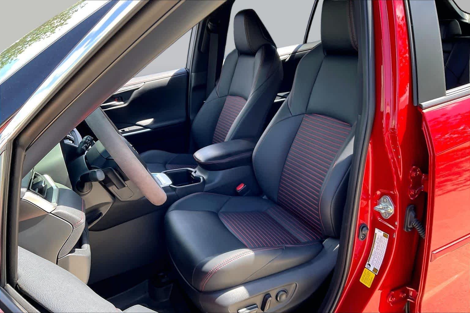 Used 2025 Supersonic Red/Midnight Black Metallic Toyota XSE image 8