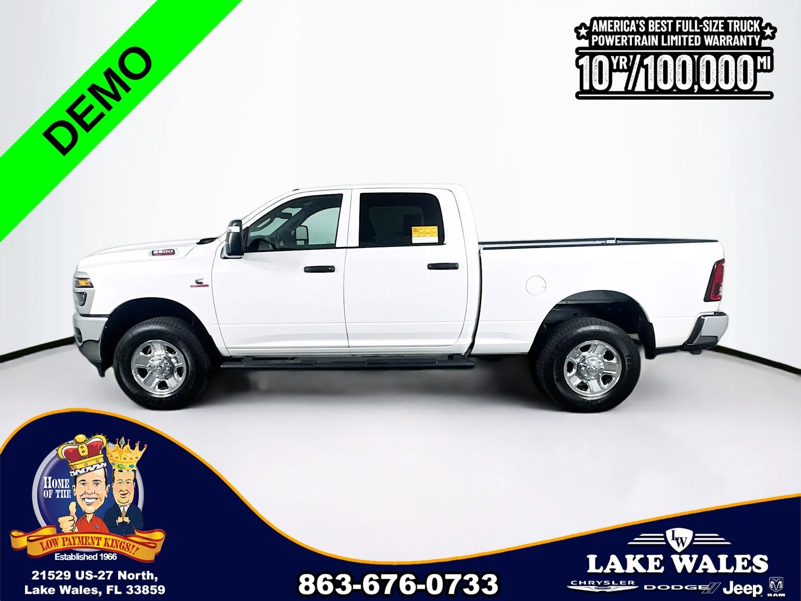 New 2026 Bright White Clear-Coat Exterior Paint RAM TRADESMAN image 4