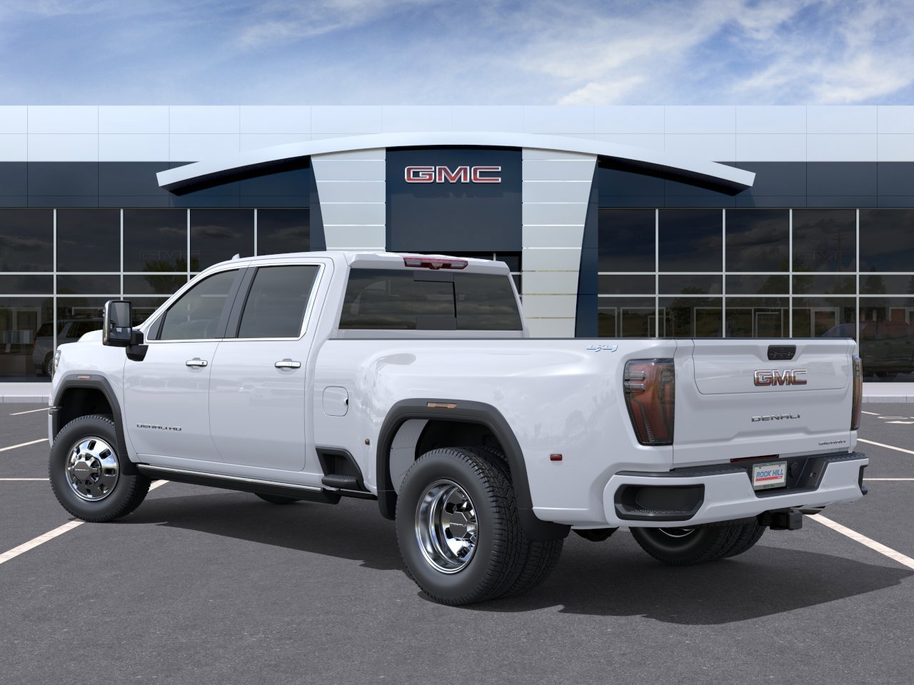 New 2026 Glacier White Tricoat GMC Denali Ultimate DRW image 3