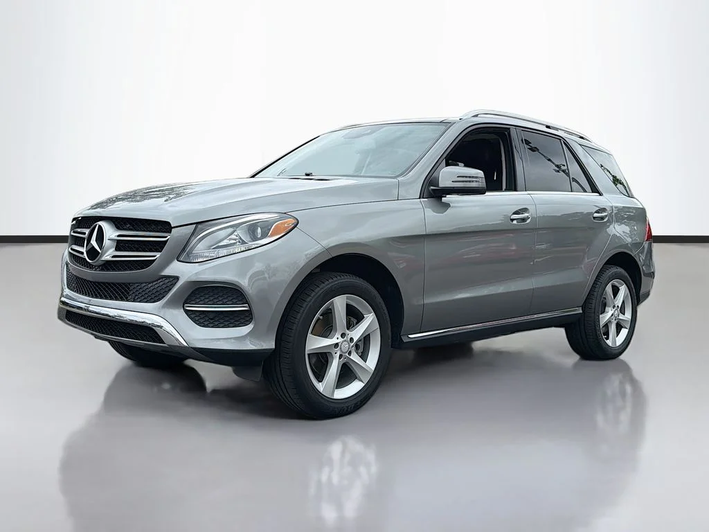 Used 2016 Diamond Silver Metallic Mercedes-Benz GLE 350 image 2