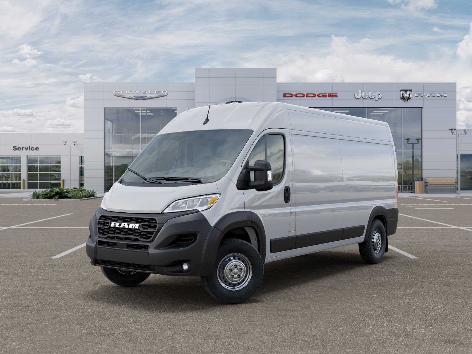 New 2026 Bright White Clearcoat RAM High Roof image 28