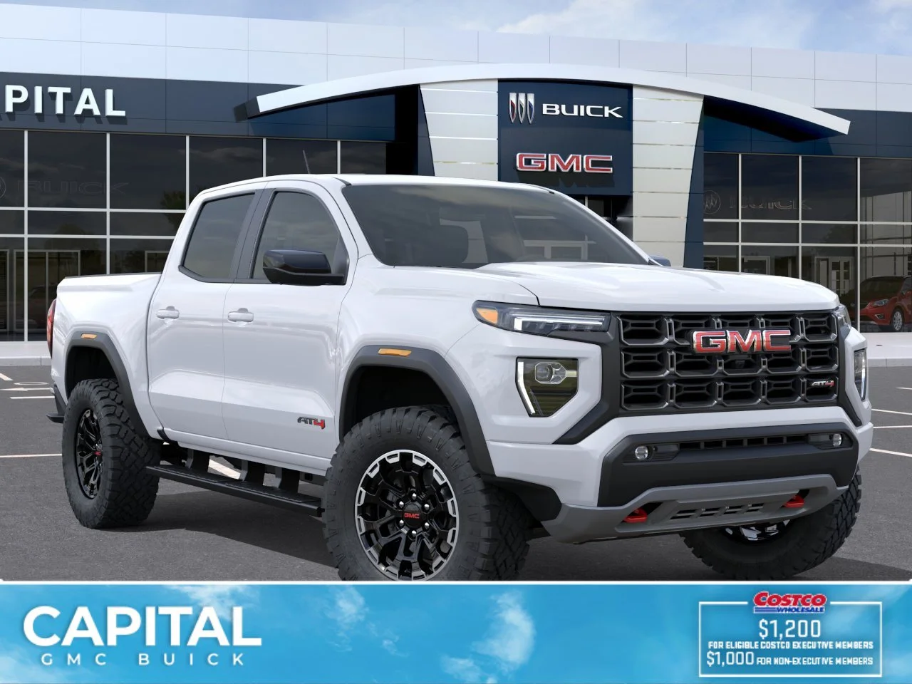 New 2026 Summit White GMC 4WD AT4 image 7
