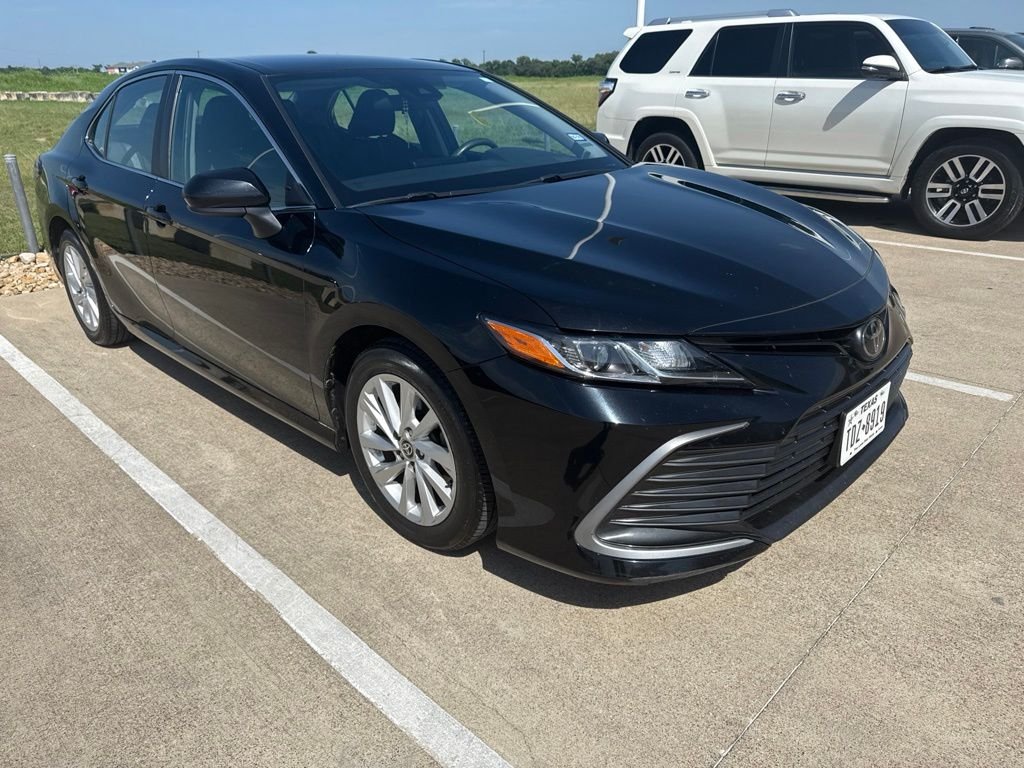 Used 2021 Black Toyota LE image 1