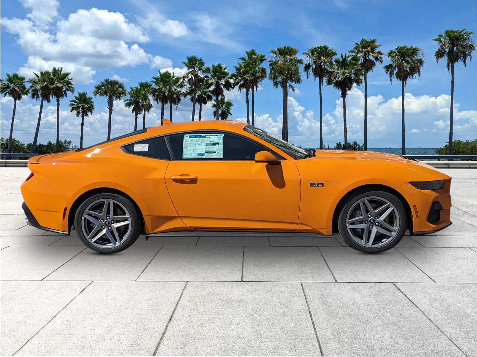 New 2026 Orange Fury Metallic Tri-coat Ford GT Premium Fastback image 9