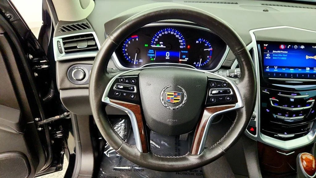 Used 2015 Black Raven Cadillac FWD 4dr Luxury Collection w/ Driver Awareness Pkg image 14