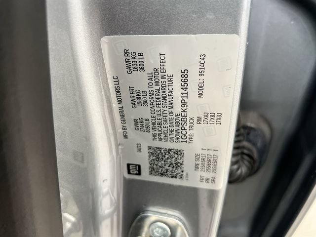 Certified Used 2023 Sterling Gray Metallic Chevrolet WT image 42