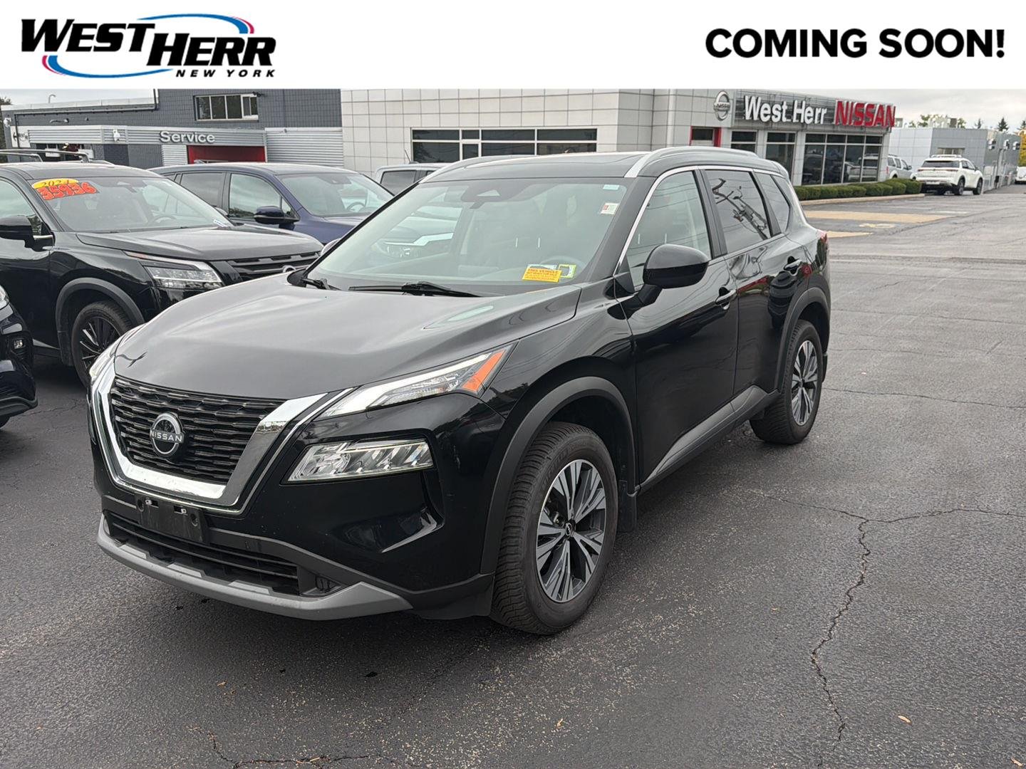 Used 2023 Super Black Nissan SV image 1