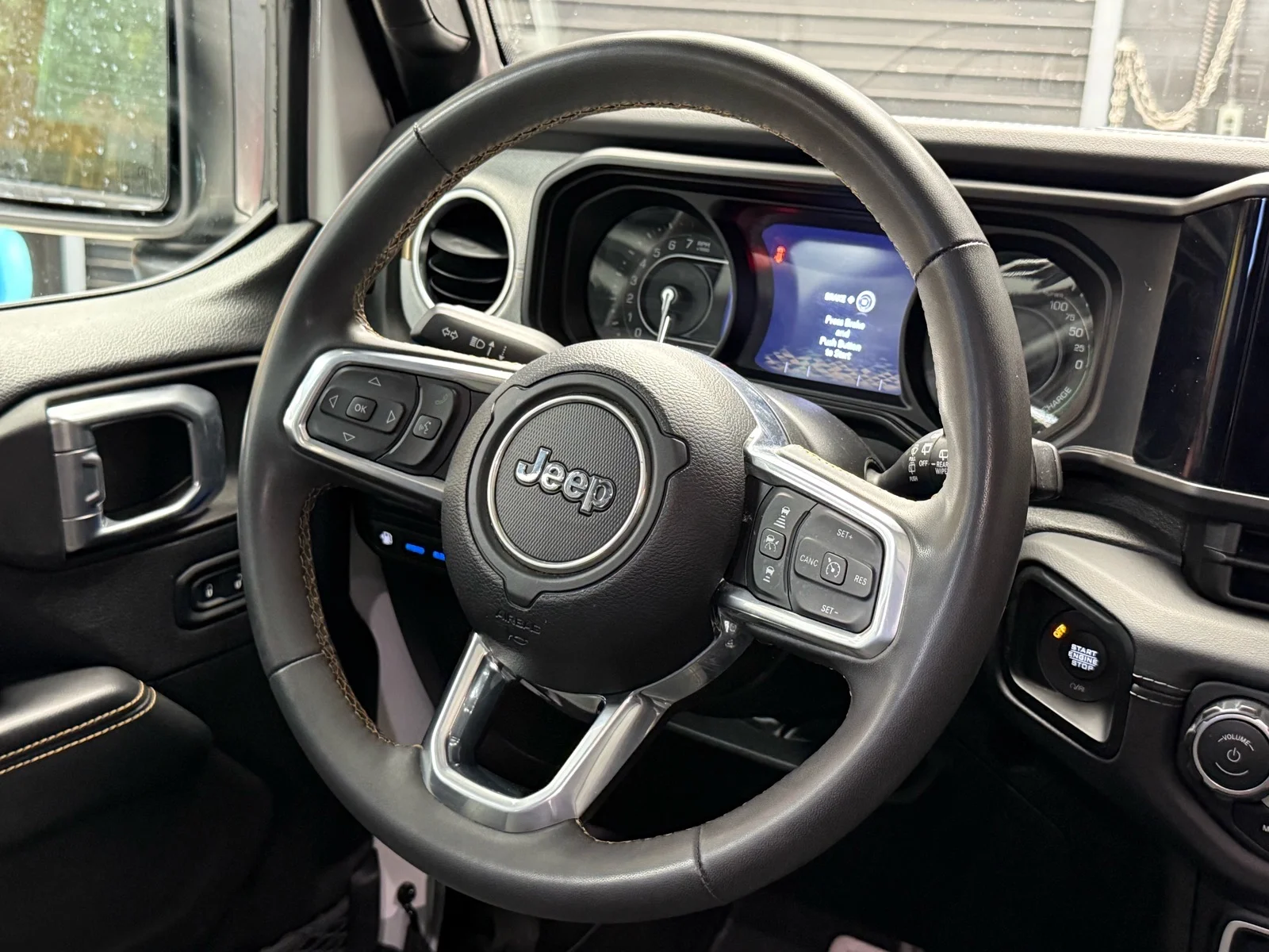 Used 2024 Bright White Clear Coat (pw7) Jeep Sahara 4xe image 11