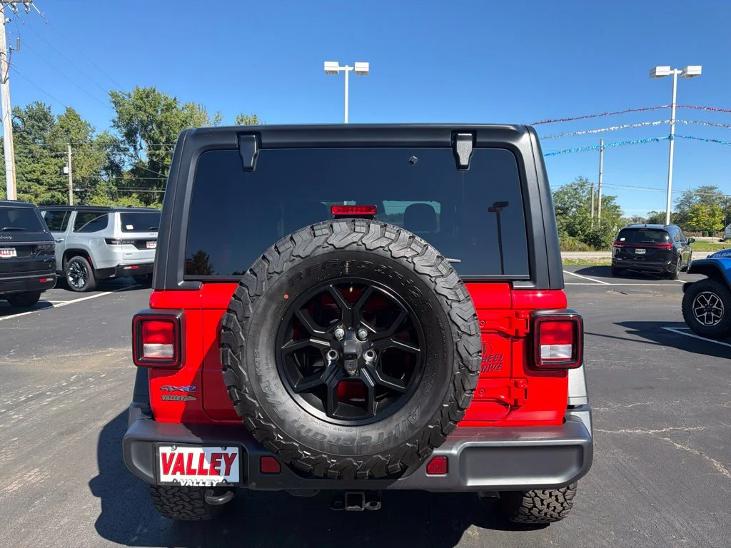 Certified Used 2025 Red Jeep Willys 4xe image 7