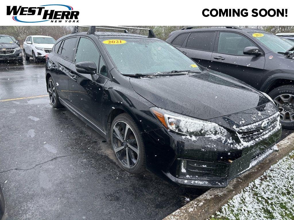 Used 2021 Crystal Black Silica Subaru Sport image 1