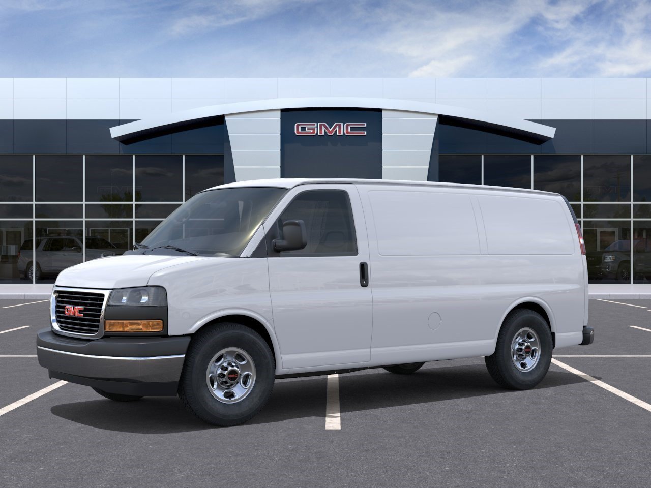 New 2026 Summit White GMC Work Van image 2
