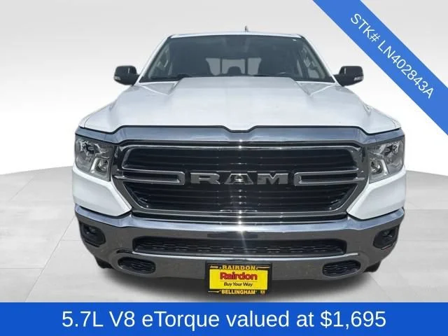 New 2020 Bright White Clearcoat Ram Big Horn image 2