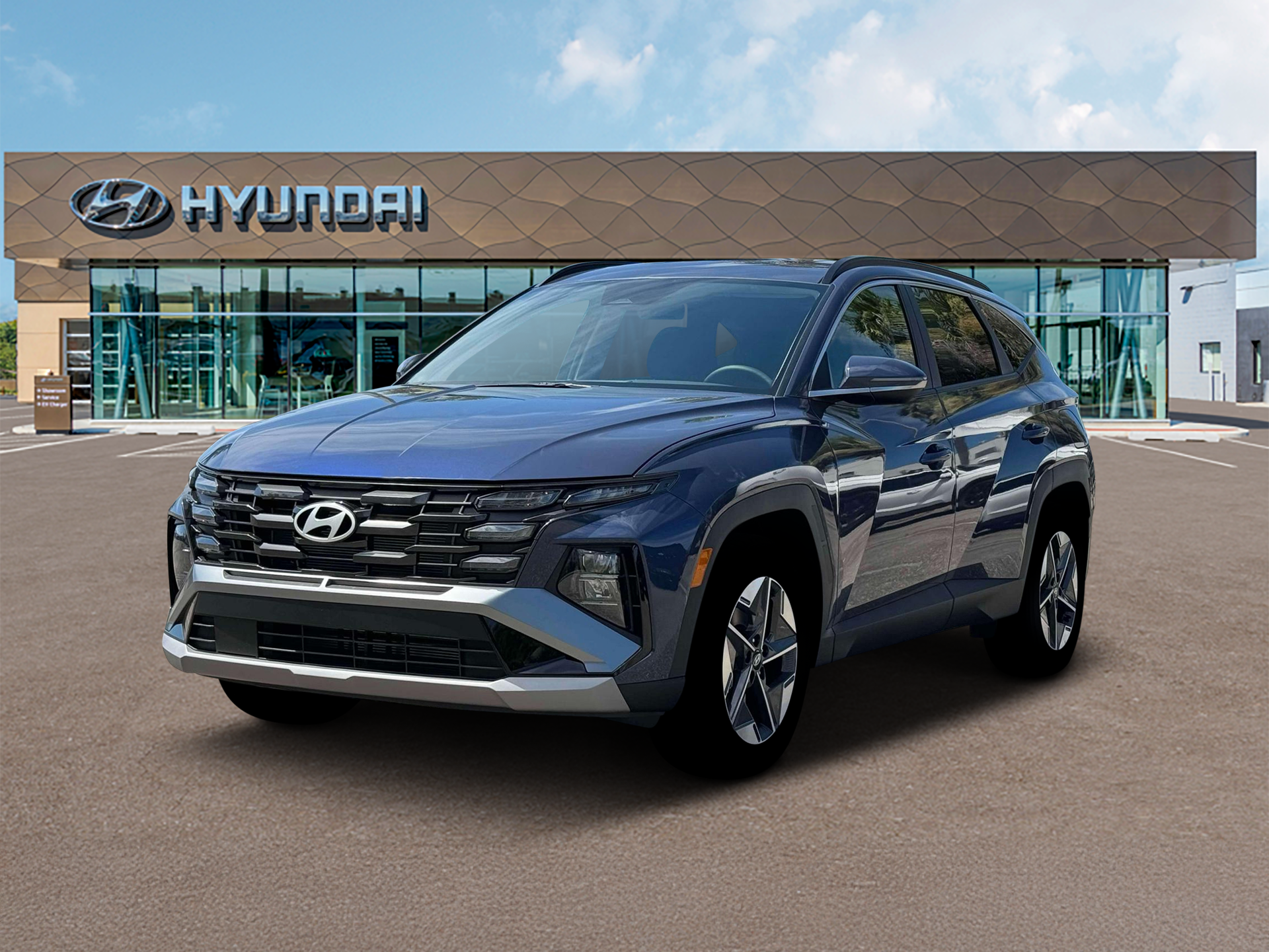 New 2026 Blue Hyundai SEL Premium FWD image 1