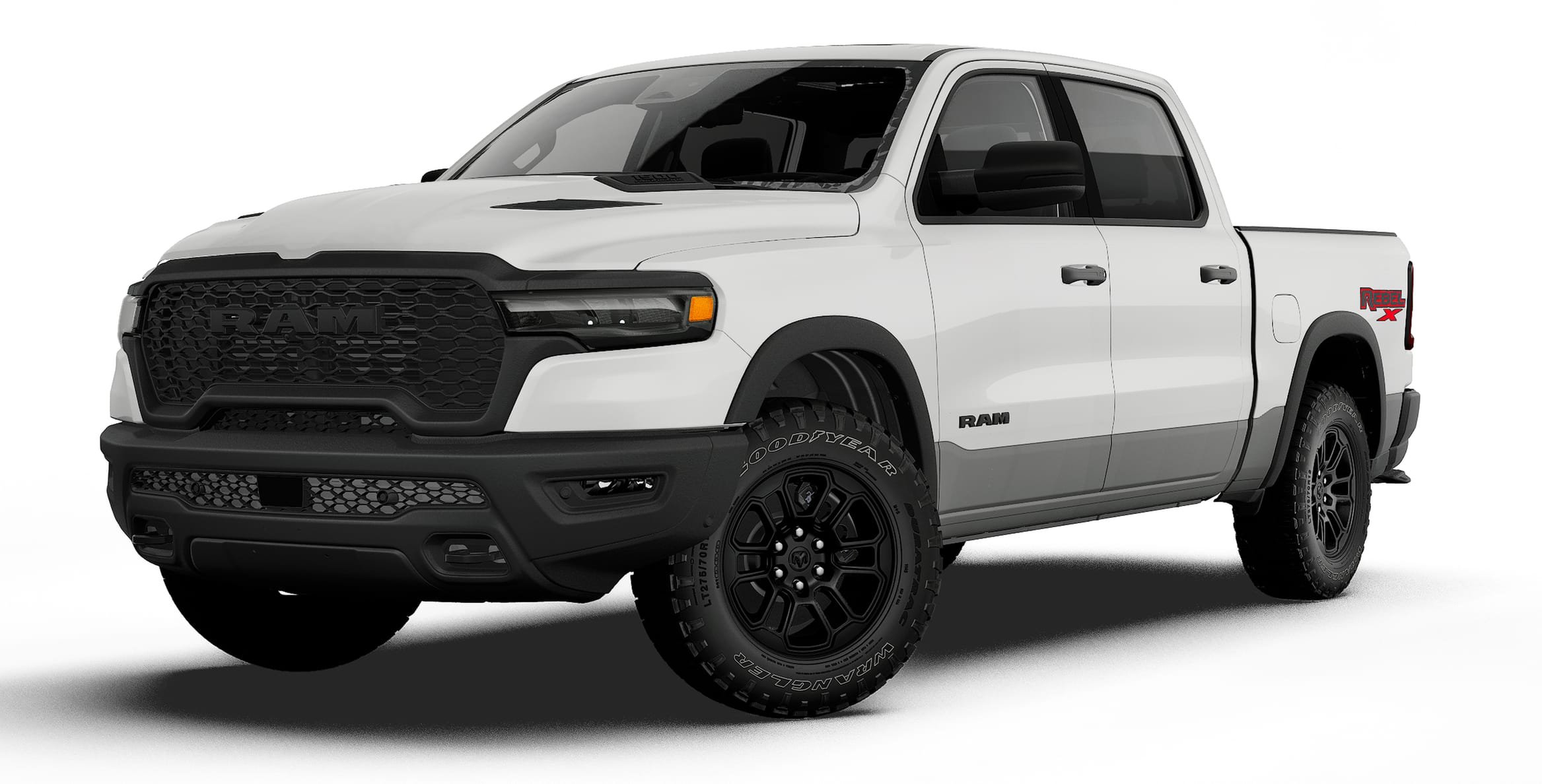 New 2027 Bright White Clear-Coat Exterior Paint RAM REBEL image 13