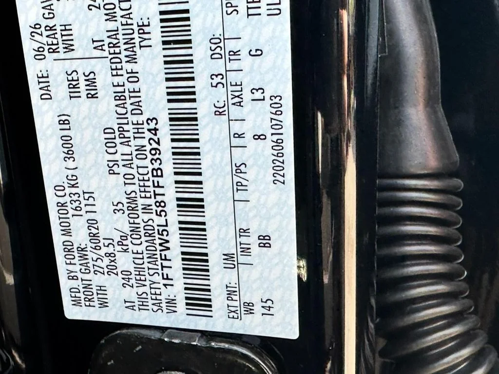 New 2026 Agate Black Metallic Ford Lariat® image 18